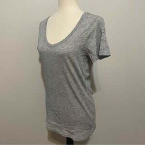 J. Crew Vintage Cotton Tee Fitted Short Sleeve T-Shirt Gray Women’s M